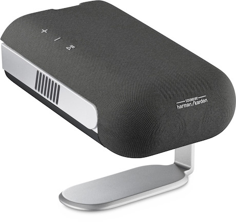 ViewSonic M1E Max Beamer mit 1080p Full HD, Google TV und 360°-Projektion für mobiles Entertainment