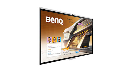 BenQ Board CP5505 4K 55" interaktives Display mit integrierter Kamera für moderne Meetings