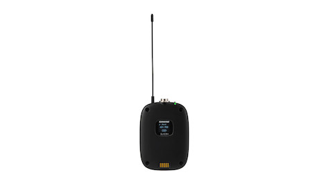 Shure SLXD14+/85M Digitales Drahtlossystem mit Taschensender und WL185m Lavaliermikrofon, Frequenzba