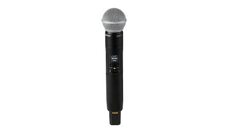 Shure SLXD24+/58 Digitales Drahtlossystem mit SM58® Handsender (dynamisch, Nierencharakteristik), Fr