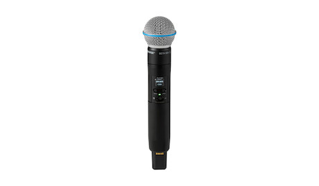 Shure SLXD24+/B58 Digitales Drahtlossystem mit Beta® 58A Handsender (dynamisch, Supernierencharakter