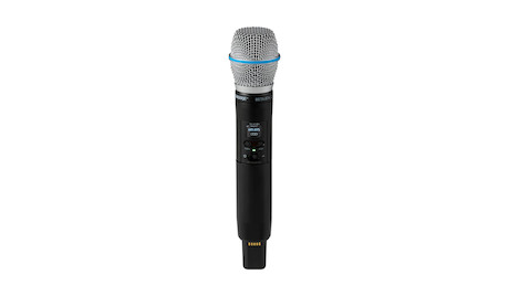 Shure SLXD24+/B87A Digitales Drahtlossystem mit Beta® 87A Handsender (Kondensator, Supernierencharak