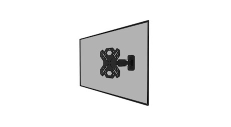 Neomounts WL40S-840BL12 TV-Wandhalterung 32-55" - volle Bewegung - schnelle Installation - 100 x 100