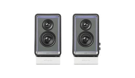 EDIFIER QR65 Desktop-Lautsprecher mit Bluetooth-Konnektivität, schwarz