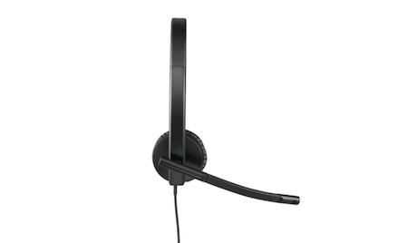 Logitech H570e Kabelgebundenes Mono Headset mit USB-A Kabel