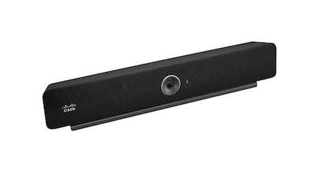 Cisco Room Bar mit Navigator das smarte Videokonferenzsystem für kleine Meetingräume | Carbon Black