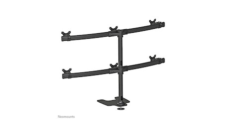 Neomounts FPMA-D700DD6 Monitor-Ständer 10-27" - Freistehend/Grommet - 8 kg - 25,4 cm (10") - 68,6 cm