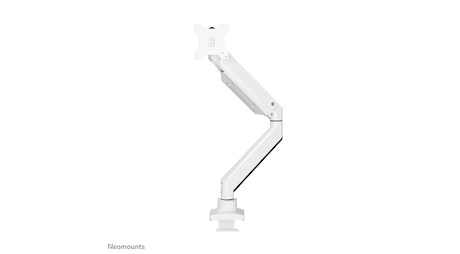 Neomounts NM-D775WHITEPLUS Monitorarm 10-49" - Gasfeder - Topfix - 180°-Stopp - Klemme/Durchführung