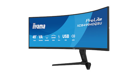 iiyama ProLite XCB4994DQSU-B1 49" Dual-QHD-Monitor mit curved Bildschirm