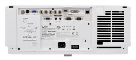 Mitsubishi XD8100U Installationsbeamer mit 7000 ANSI-Lumen und XGA