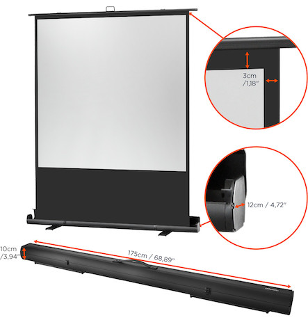 celexon Leinwand Ultramobil Plus Professional 160 x 160 cm