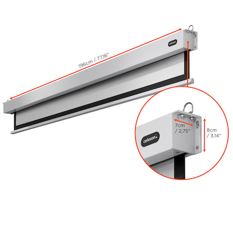 celexon Leinwand Motor Professional Plus 180 x 180 cm