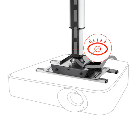 celexon Deckenhalterung universal MultiCel Expert 4070 - Deckenabstand 40-70 cm