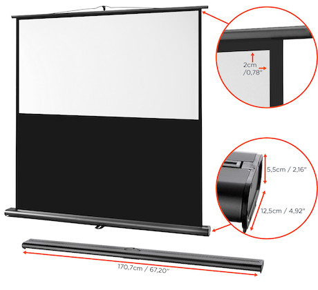 celexon Leinwand Ultramobil Professional 160 x 100 cm