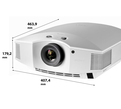 Sony VPL-HW40ES weiß Heimkino Beamer mit 1700 ANSI-Lumen und Full-HD