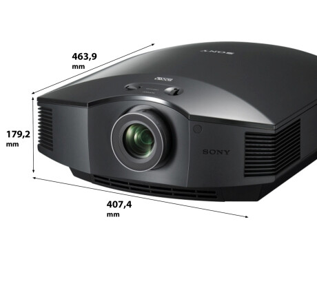 Sony VPL-HW40ES schwarz Heimkino Beamer mit 1700 ANSI-Lumen