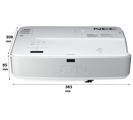 NEC U321H Kurzdistanzbeamer mit 3200 ANSI-Lumen und Full-HD Auflösung