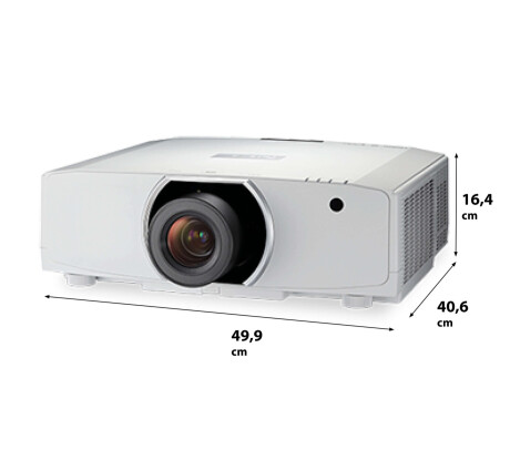 NEC PA903X (ohne Objektiv) Beamer, 9000 ANSI-Lumen, XGA