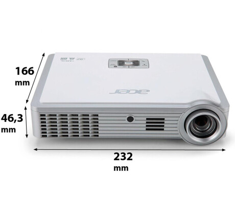 Acer K335 Mini Beamer mit 1000 ANSI-Lumen und WXGA Auflösung