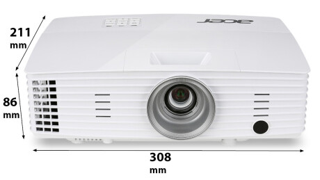 Acer P1185 3D Heimkino Beamer mit 3200 ANSI-Lumen und SVGA Auflösung
