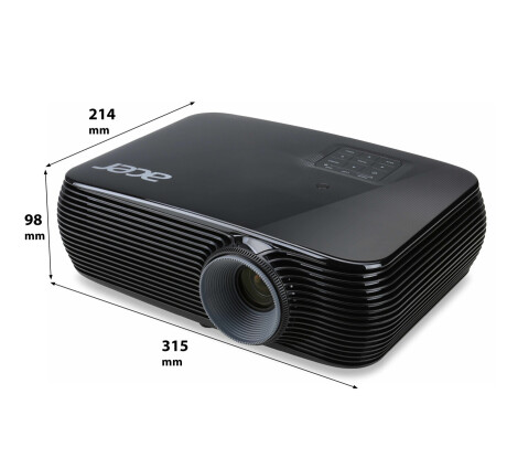 Acer P1286 Beamer mit 3400 ANSI-Lumen und XGA Auflösung