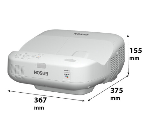 Epson EB-595Wi Kurzdistanzbeamer mit 3300 ANSI-Lumen und WXGA
