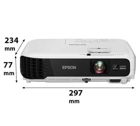 Epson EB-W04 Business Beamer mit 3000 ANSI-Lumen und WXGA Auflösung