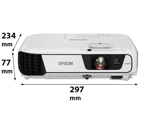 Epson EB-S31 Beamer mit 3200 ANSI-Lumen und SVGA Auflösung