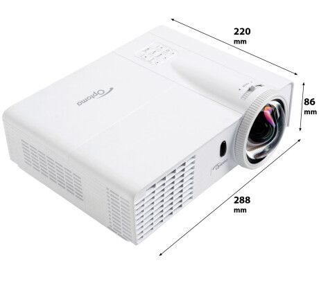 Optoma GT760 Kurzdistanzbeamer mit 3400 ANSI-Lumen und WXGA Auflösung