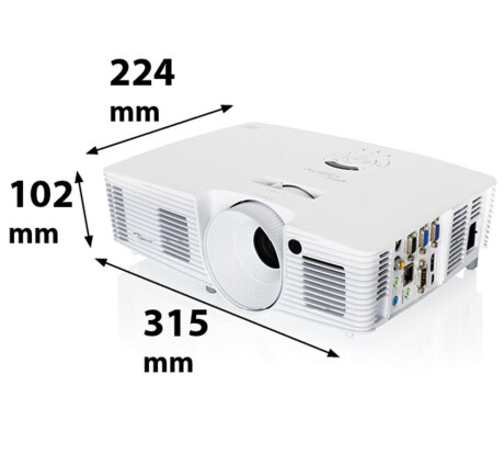 Optoma W402 Business Beamer mit 4500 ANSI-Lumen und WXGA Auflösung