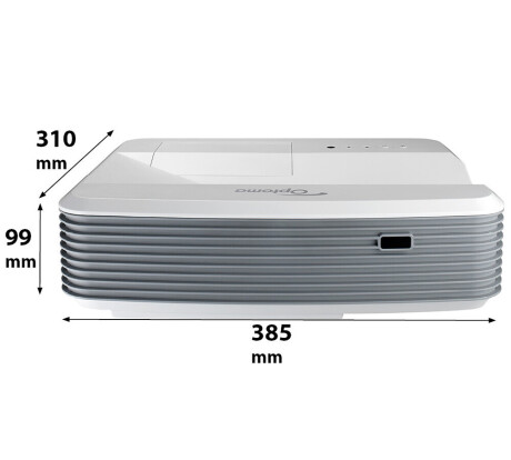 Optoma EH320UST Kurzdistanzbeamer mit 4000 ANSI-Lumen und Full-HD