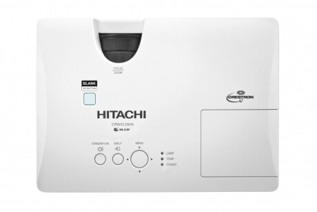 Hitachi CP-WX12WN Mobiler Beamer mit 2600 ANSI-Lumen und WXGA
