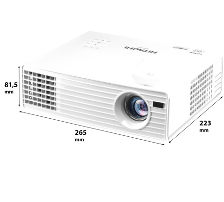 Hitachi CP-DH300 Mobiler Beamer mit 3000 ANSI-Lumen und Full-HD