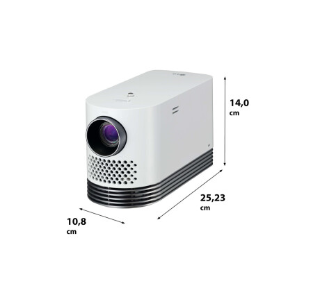 LG Andante HF80JS Mini Beamer mit 2000 ANSI-Lumen und Full-HD