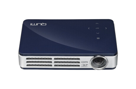 Vivitek Qumi Q5 (blau) Mini Beamer mit 500 ANSI-Lumen und WXGA