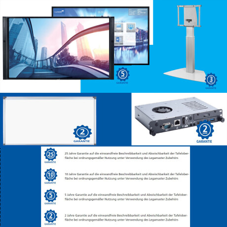 Legamaster Elektrisch höhenverstellbares Rollstativ XL für e-Screen PTX-9800UHD