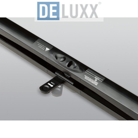 DELUXX Advanced Portable Tisch/-Stativleinwand Mattweiß Polaro - 4:3 - 81x61 cm - 40''