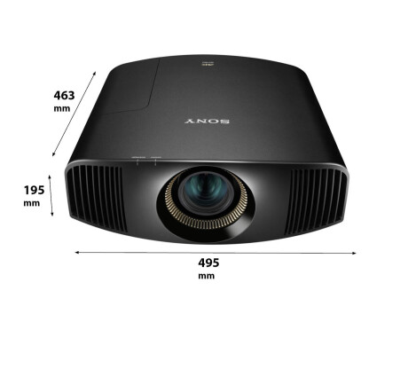 Sony VPL-VW360ES schwarz 4K Beamer mit 1500 ANSI-Lumen und 4096x2160