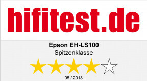 Epson EH-LS100 Kurzdistanzbeamer mit 4000 ANSI-Lumen und WUXGA