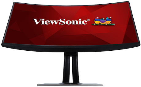 ViewSonic VP3881 38" Curved-Grafik-Monitor mit 5ms Reaktionszeit und WQHD