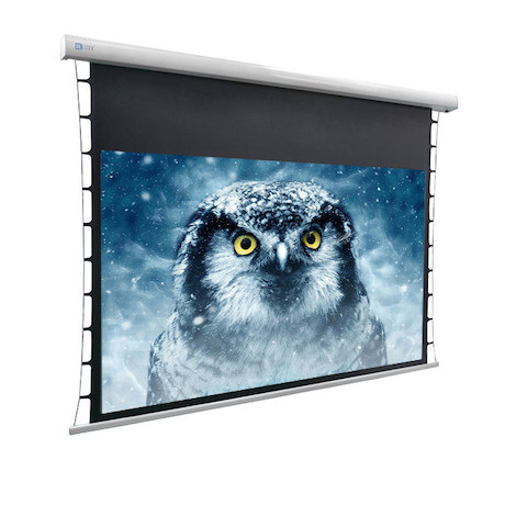 DELUXX Cinema Motor-Tensionleinwand Darkvision Kontrastgrau - 177x99cm - 80'' - 16:9