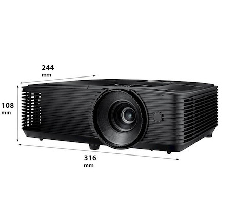 Optoma H184X Business Beamer mit 3600 ANSI-Lumen und WXGA Auflösung