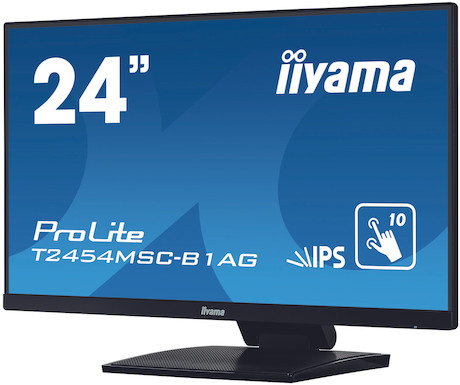 iiyama ProLite T2454MSC-B1AG 24" LCD Monitor mit Full-HD und 4ms