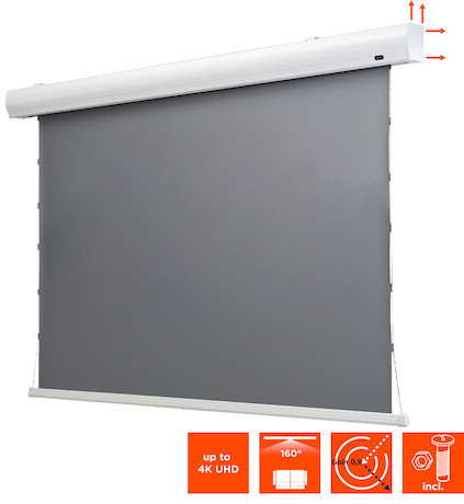 celexon HomeCinema Motorleinwand Tension 221 x 124 cm 100" - Dynamic Slate ALR