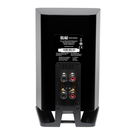 ELAC BS 243.4 Carina Regallautsprecher - schwarz Seidenmatt - Paar