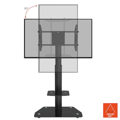 celexon Professional höhenverstellbarer Display Rollwagen Adjust-3270MP Portrait