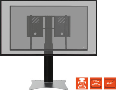 celexon Expert elektrisch höhenverstellbarer Display-Ständer Adjust-4275PB - 50cm