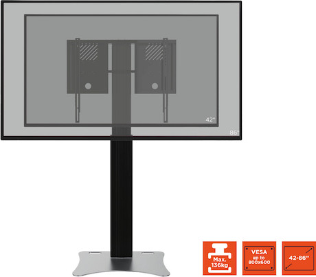 celexon Expert elektrisch höhenverstellbarer Display-Ständer Adjust-4286PB - 70cm