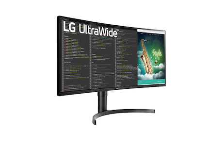 LG 35WN75C-B 35'' Ultrawide Curved-Monitor mit 5ms und QHD