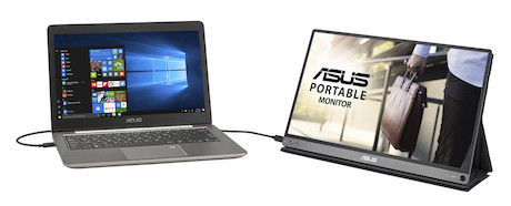 Asus ZenScreen MB16AP tragbarer 16'' Bildschirm mit Full-HD Auflösung